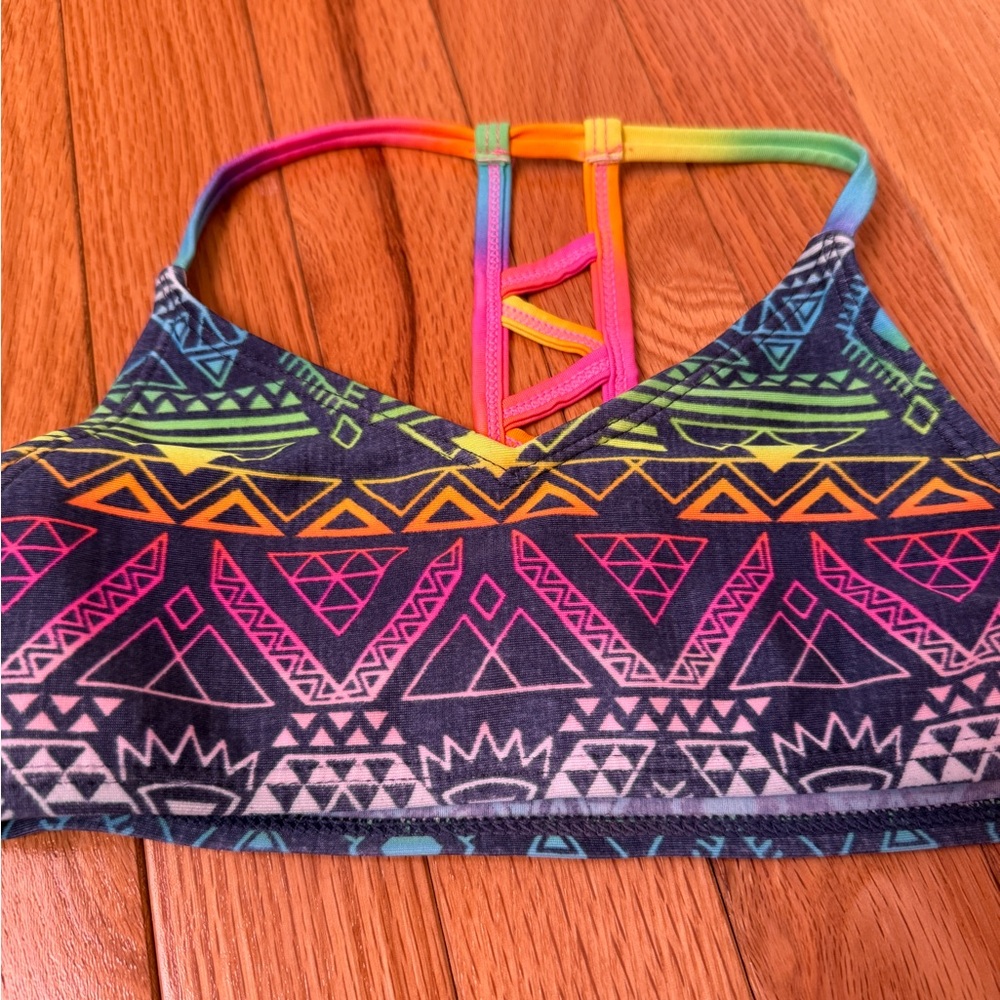 Geometric Multicolor Bikini Set - Picture 2 of 5
